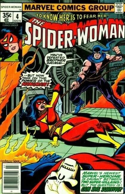 SPIDER-WOMAN #4 VOL. 1  1ST APP NEWSSTAND MARVEL COMIC BOOK