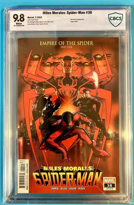 Miles Morales Spider-Man #38 1st Print  Regular Taurin Clarke Cover CBCS 9.8