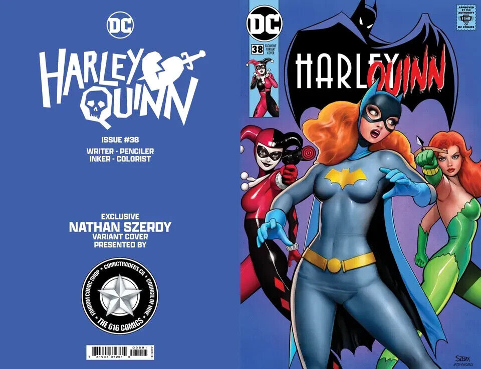 🔥 HARLEY QUINN #38 NATHAN SZERDY 616 Trade Dress Variant A LTD 3000