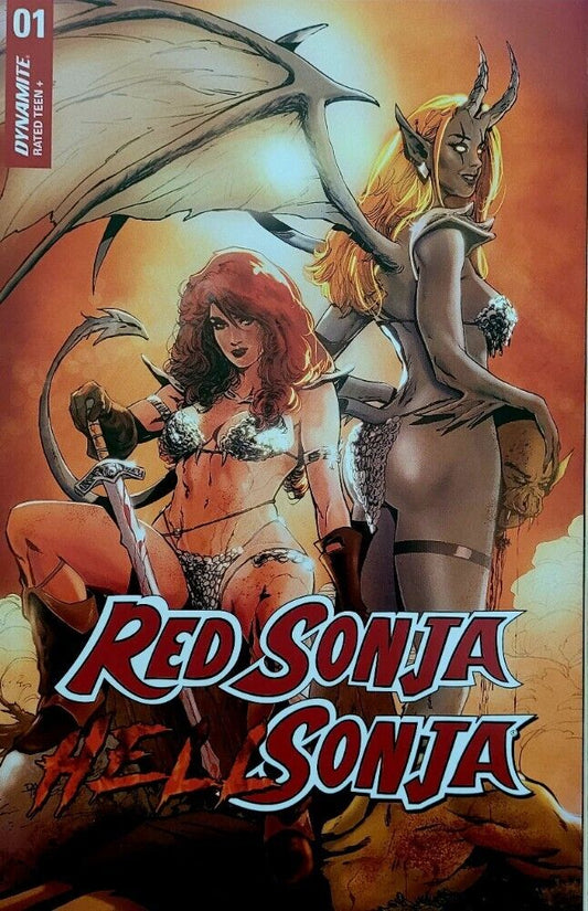 RED SONJA HELL SONJA 1 DAMIEN TORRES EXCLUSIVE VARIANT NM 2022