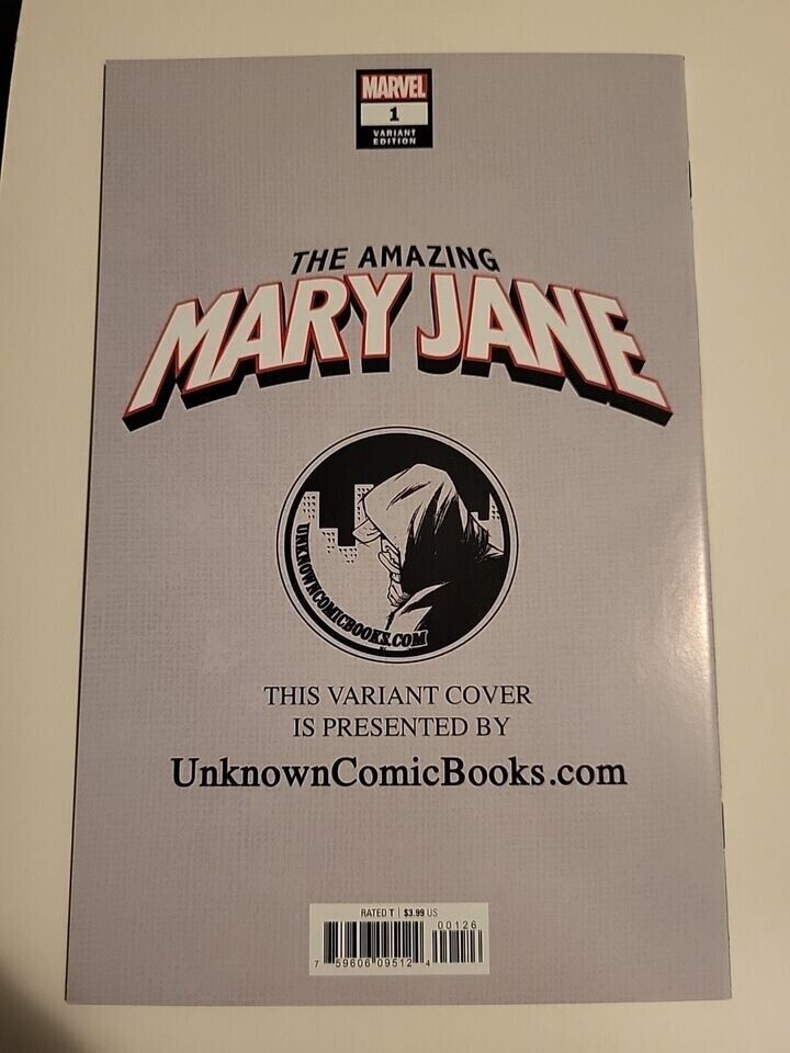 The Amazing Mary Jane #1 Unknown Comics Parel Variant