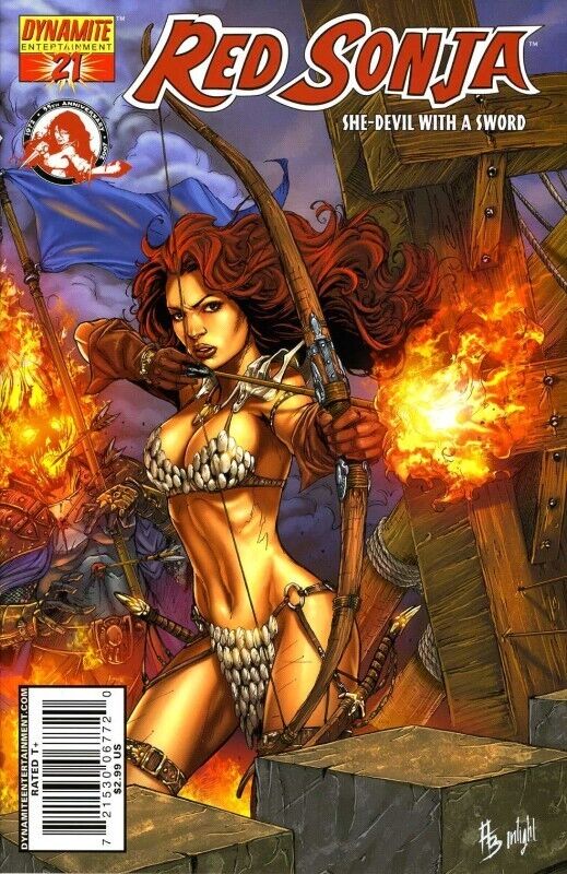 Red Sonja 21 Adriano Batista Cover Animals Oeming  2017