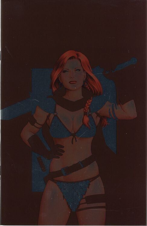 Red Sonja Empire of the Damned 1T John Tyler Christopher Virgin Foil 1:10 2024