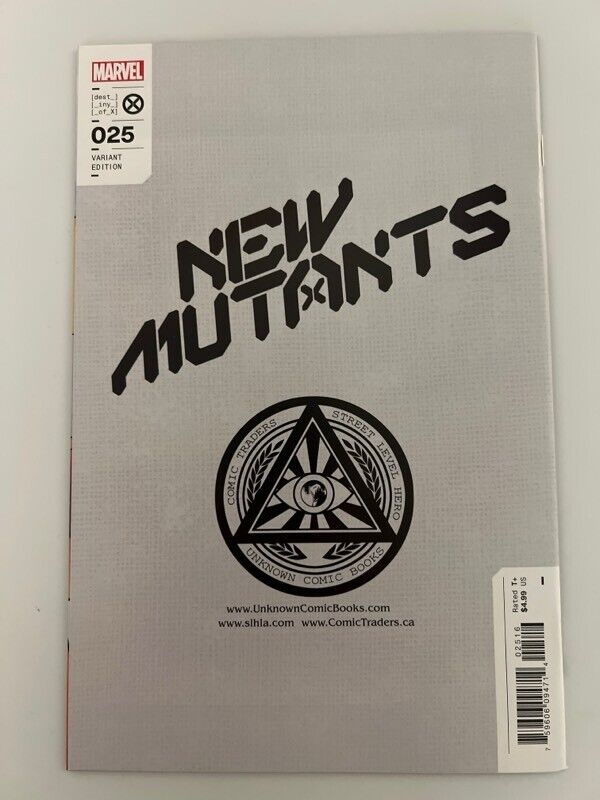 New Mutants  - Issue #25 - Derrick Chew Unknown 616 Trade Dress Variant NM+