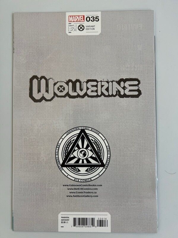 WOLVERINE 35 NM SCOTT WILLIAMS EXCLUSIVE VARIANT MARVEL COMICS 2023