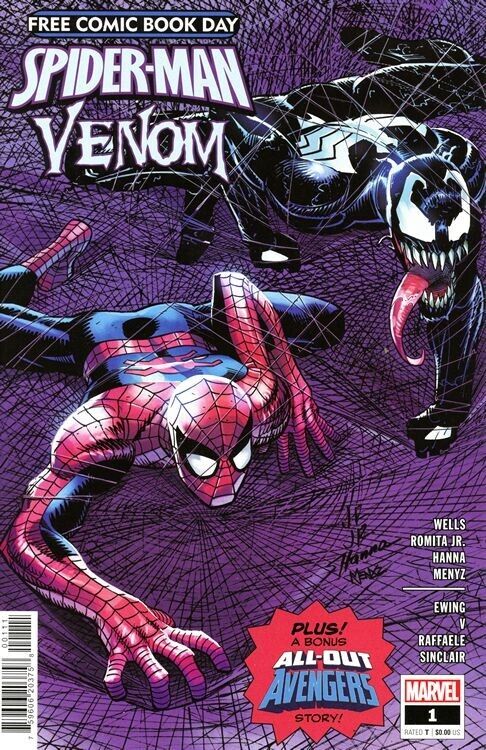 Spider-Man Venom FCBD 1A Romita  2022 Stock Image