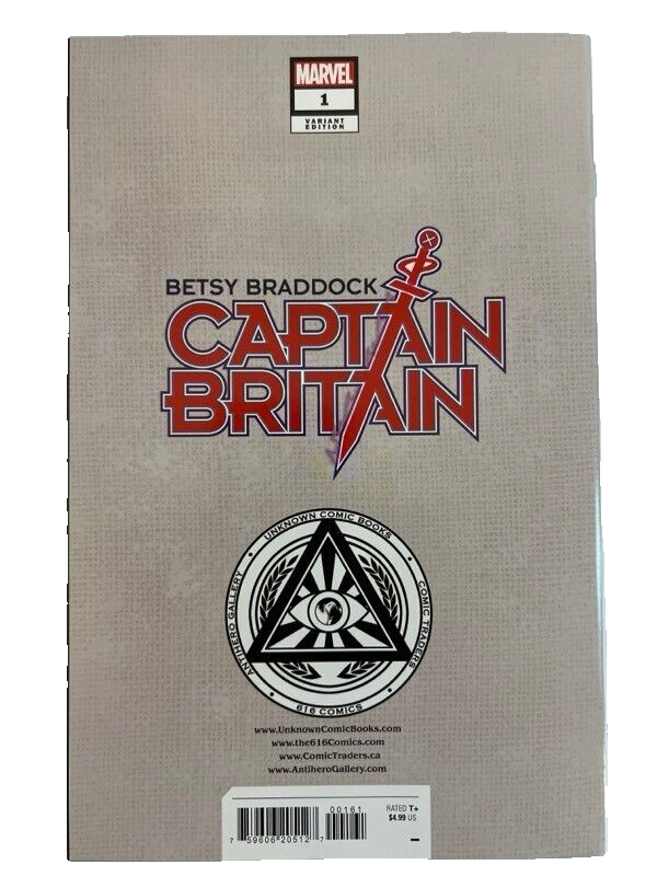 💥 BETSY BRADDOCK CAPTAIN BRITAIN 1 MIGUEL MERCADO Trade Dress Variant