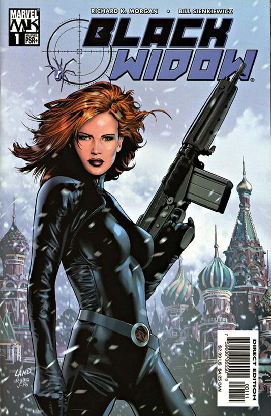 BLACK WIDOW #1  MARVEL KNIGHTS 2004 Comic: Greg Land Cover