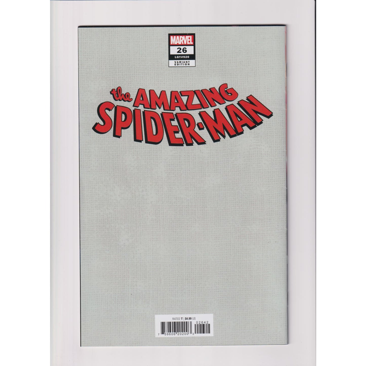 Amazing Spider-man #26 SDCC 2023 Convention Exclusive Ejikure Variant, Marvel